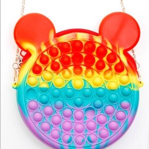 Multi color Fidget crossbody purse